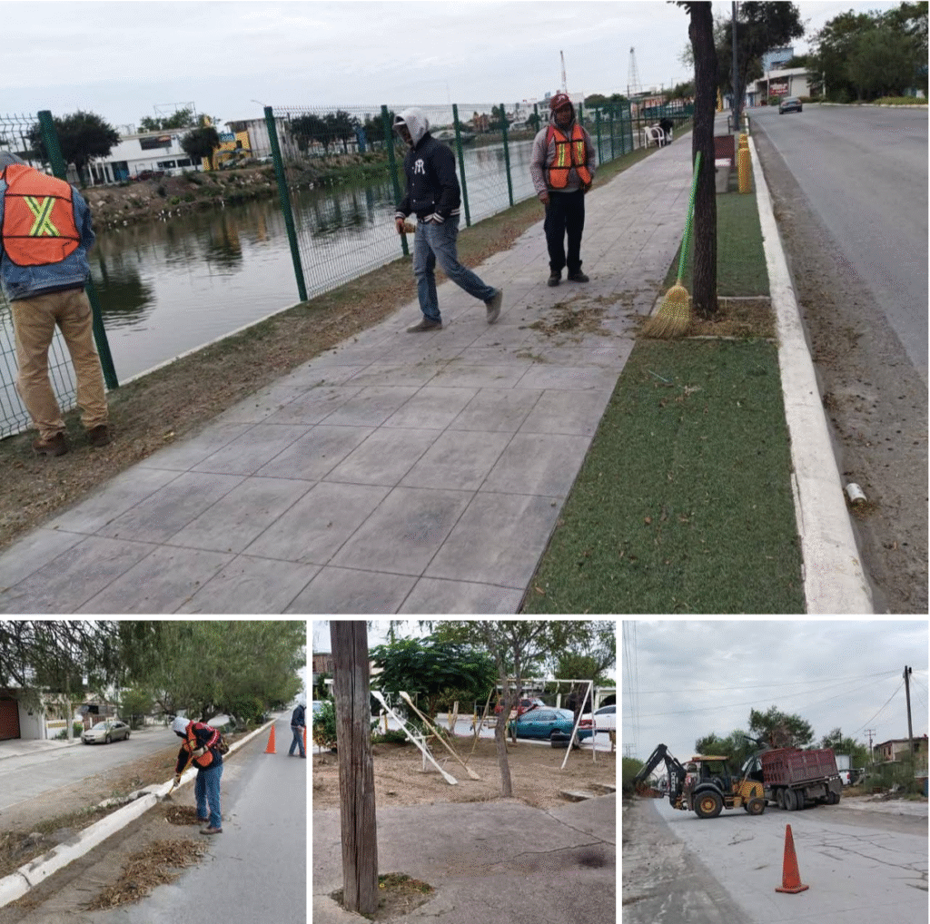 Cumple Servicios Públicos con mantenimiento y saneamiento de Reynosa