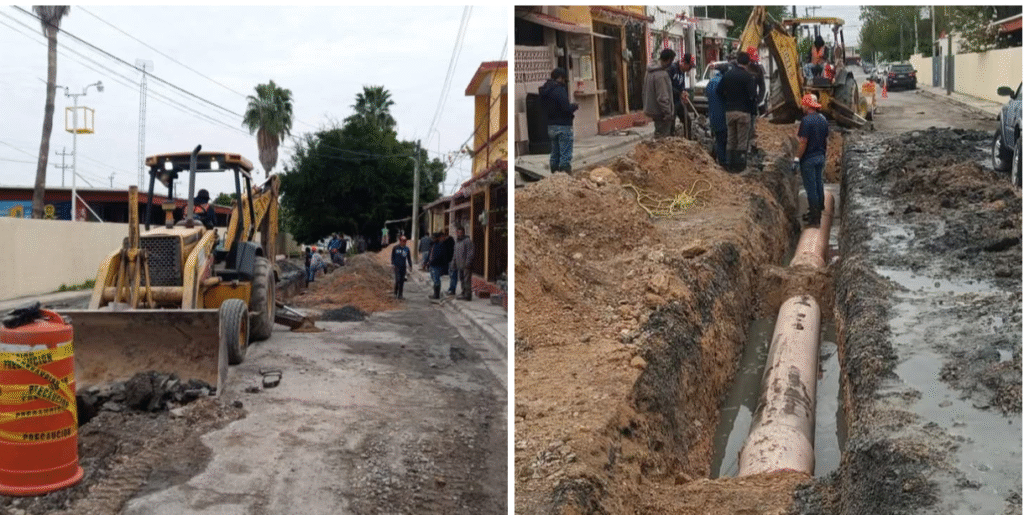 Atiende COMAPA reporte de fuga de drenaje sanitario en la colonia La Cañada