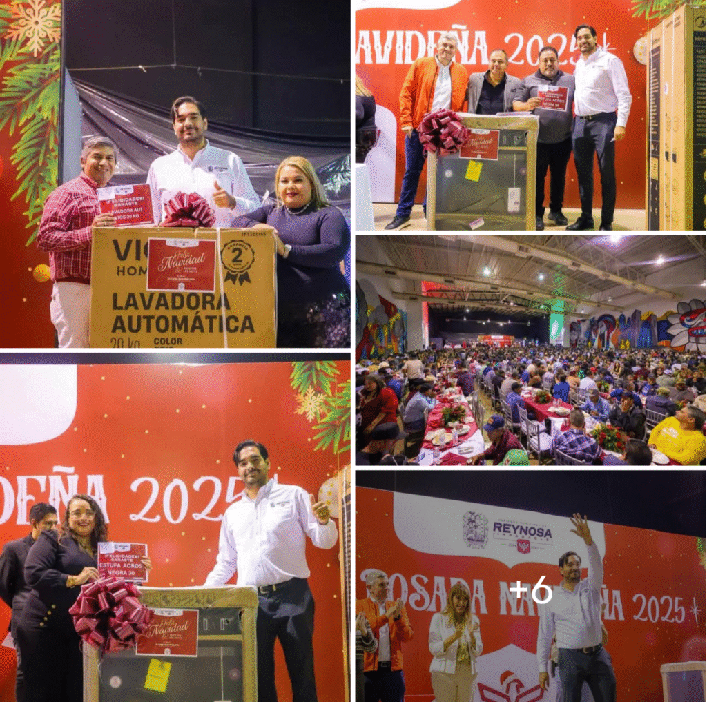 Celebró personal del Gobierno Municipal alegre Posada con el Alcalde Carlos Peña Ortiz