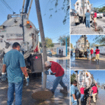 Realizó COMAPA sondeo de línea general de drenaje sanitario en el Fraccionamiento Reynosa