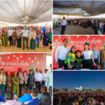 Llevaron Carlos y Alejandra regalos con Posadas Navideñas a colonias de Reynosa