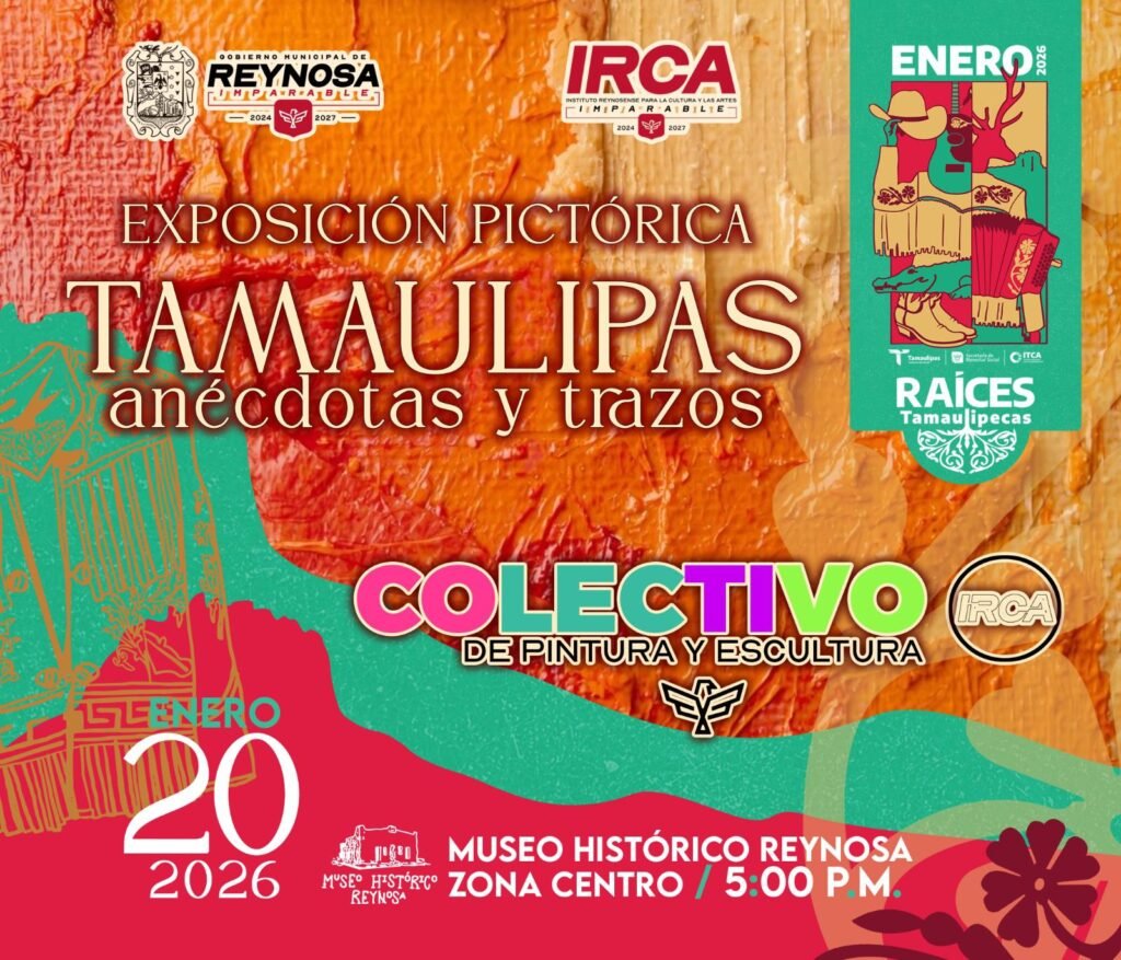 Invita Gobierno de Carlos Peña Ortiz a la exposición “Tamaulipas: anécdotas y trazos”