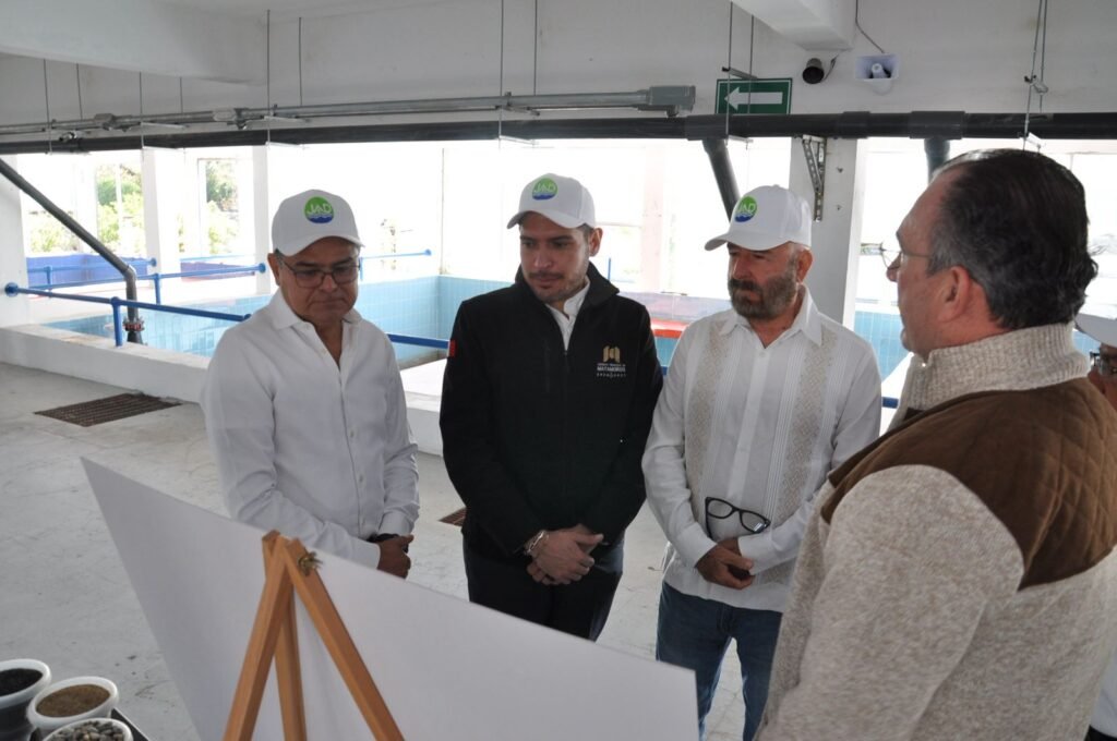 Supervisó SRHDS avances en la rehabilitación de la Planta Potabilizadora Número 1 de Matamoros