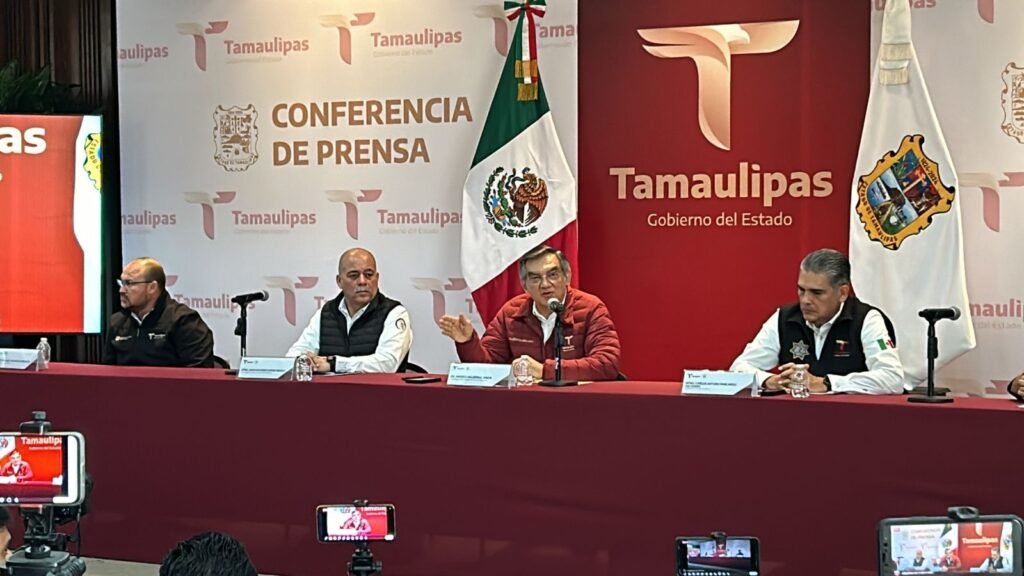 Anuncia Gobernador reforzamiento de la estrategia de seguridad en Tamaulipas.