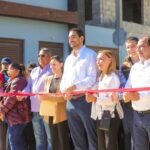 Inauguraron Alcalde y colonos pavimentación hidráulica de la calle Chiapas en la Esfuerzo