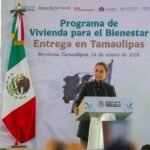 Encabezó Claudia Sheinbaum Pardo entrega de beneficios junto con Américo Villarreal Anaya y Carlos Peña Ortiz