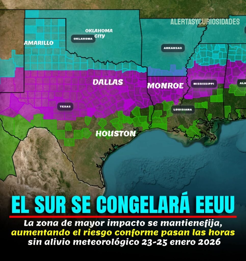 Cubrirá nieve gran parte de Texas