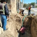 Trabajó COMAPA en reparación de fuga de agua en colonia Voluntad y Trabajo