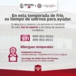 Dispone Gobierno de Reynosa de dos albergues tamporales