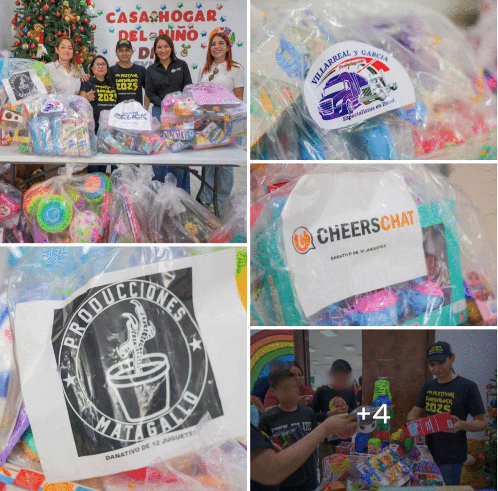 Agradece DIF-Reynosa a Dosis de Rock por llevar alegría a la Casa Hogar del Niño