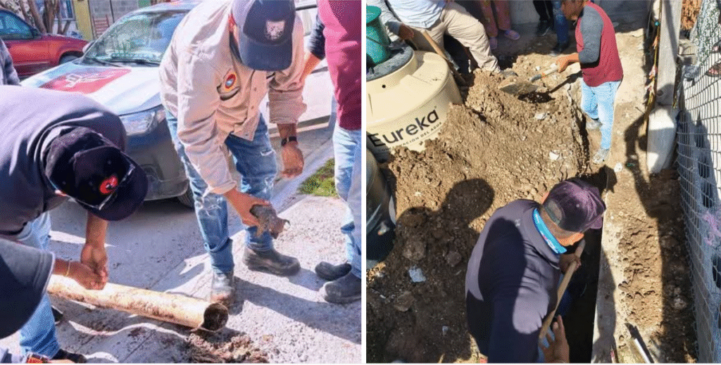 Participó COMAPA en rescate de cachorro en la colonia Bugambilias