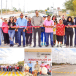Inauguraron Alcalde y familias de Puerta Sur y Nuevo México la calle Morelos