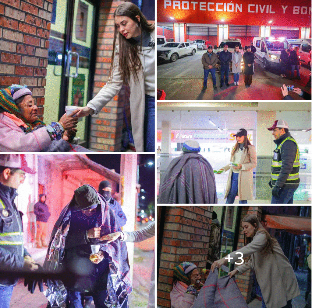 Realizaron Voluntariado DIF-Reynosa y Protección Civil Operativo Carrusel para proteger a personas vulnerables ante el frío