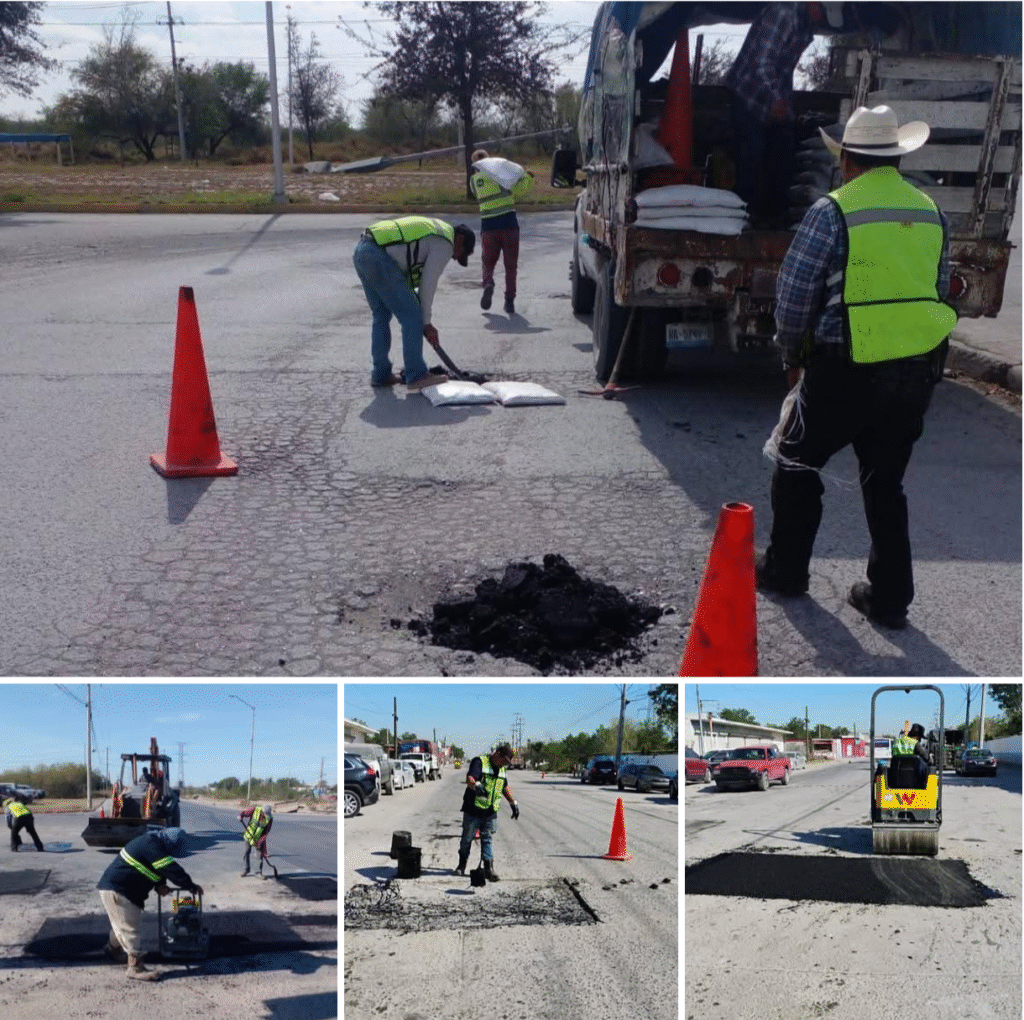 Reparó Gobierno de Reynosa más calles con programa permanente de rehabilitación