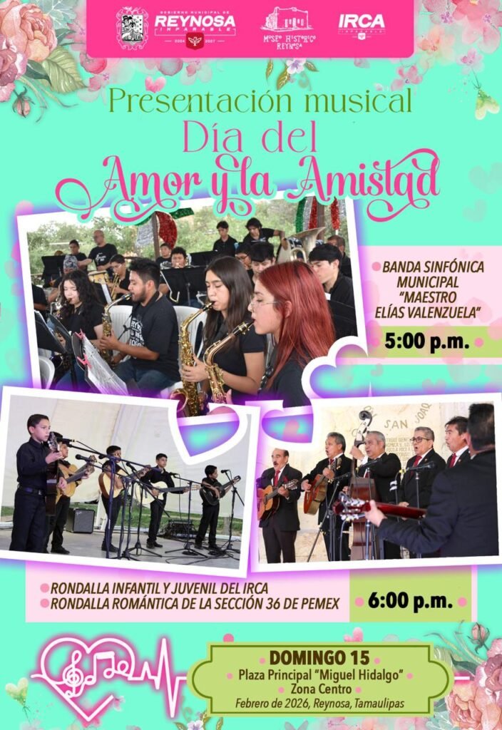 Invita Gobierno de Carlos Peña Ortiz a festejar el Día del Amor y la Amistad