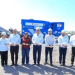 Puso en marcha Américo Villarreal planta trituradora de neumáticos en Matamoros