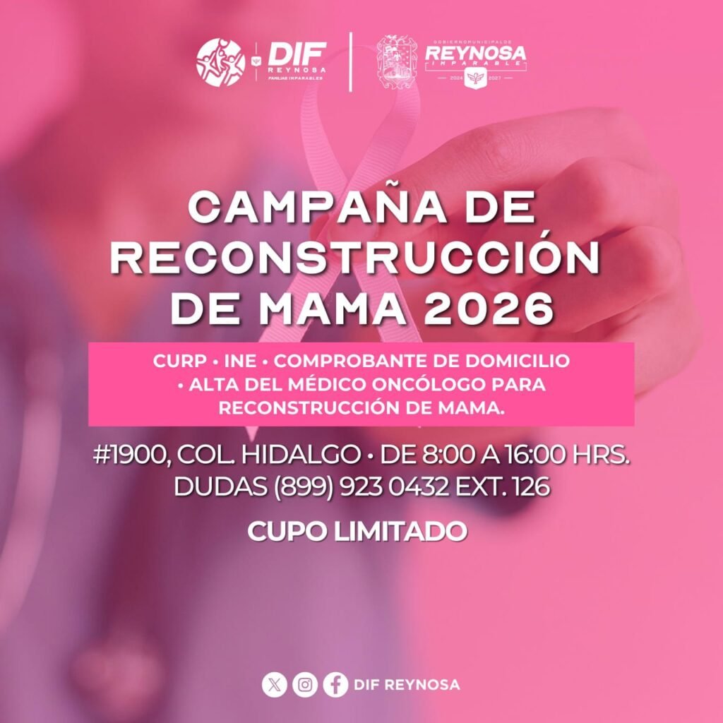 Campaña de Reconstrucción de Mama 2026 mantiene abierto su registro