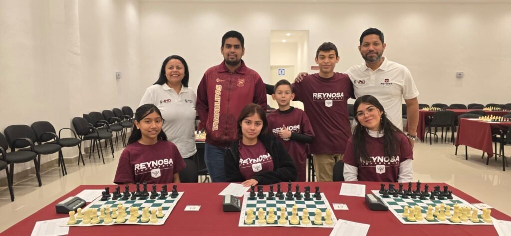 Son Campeones de Ajedrez seleccionados de Reynosa en la Olimpiada Estatal