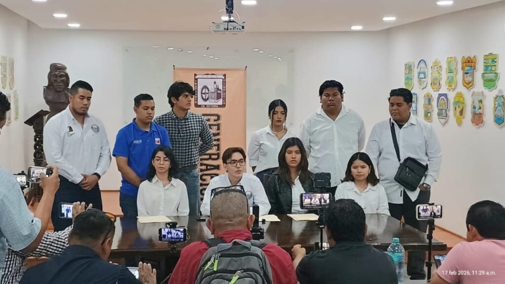 Rechaza líder estudiantil del Tec Victoria acusaciones y denuncia intento de expulsión