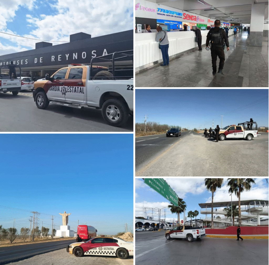 Garantizan seguridad y libre tránsito en carreteras de Tamaulipas