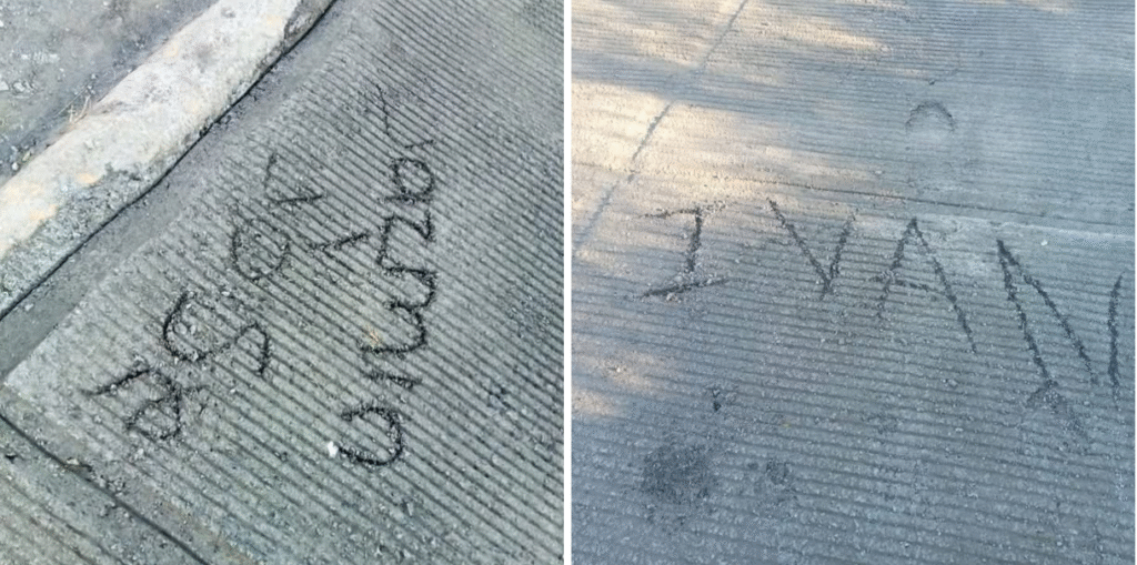 Condena Servicios Primarios vandalismo en calles con concreto recién vertido en Reynosa