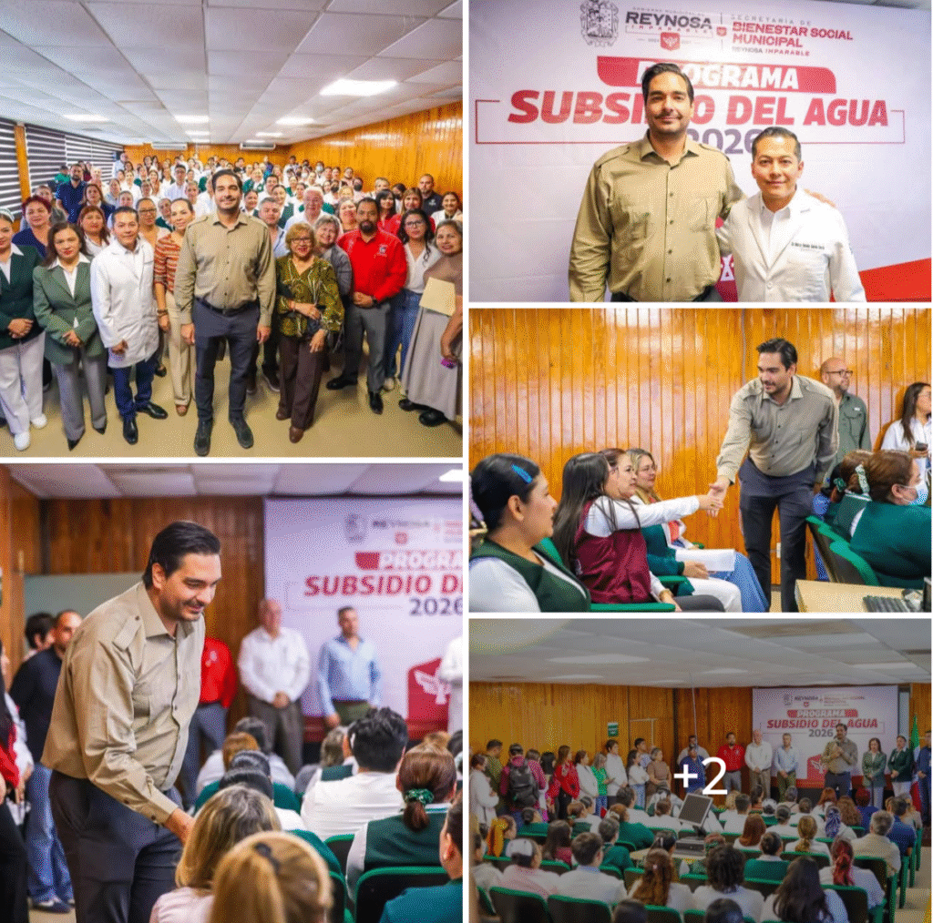 Reciben enfermeras de la Unidad de Medicina Familiar 33 de Reynosa, “Subsidio del Agua”