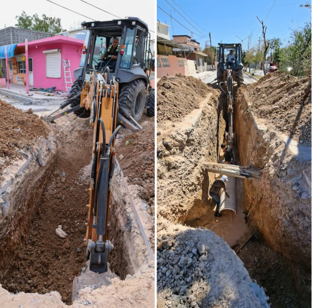 Inició COMAPA rehabilitación de drenaje sanitario en la colonia Benito Juárez