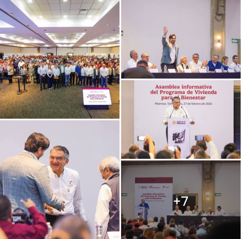 Apoyan Américo Villarreal Anaya y Carlos Peña Ortiz desarrollo de Vivienda para el Bienestar