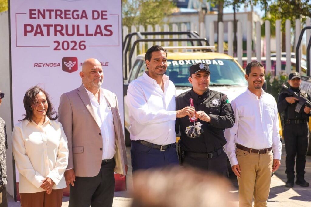 Entregó Carlos Peña Ortiz 12 Patrullas 2026 a la Policía de Proximidad-Reynosa