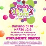 Celebran Carlos Peña Ortiz y Alejandra Yelitza Garza el Día de al Familia en el Polideportivo