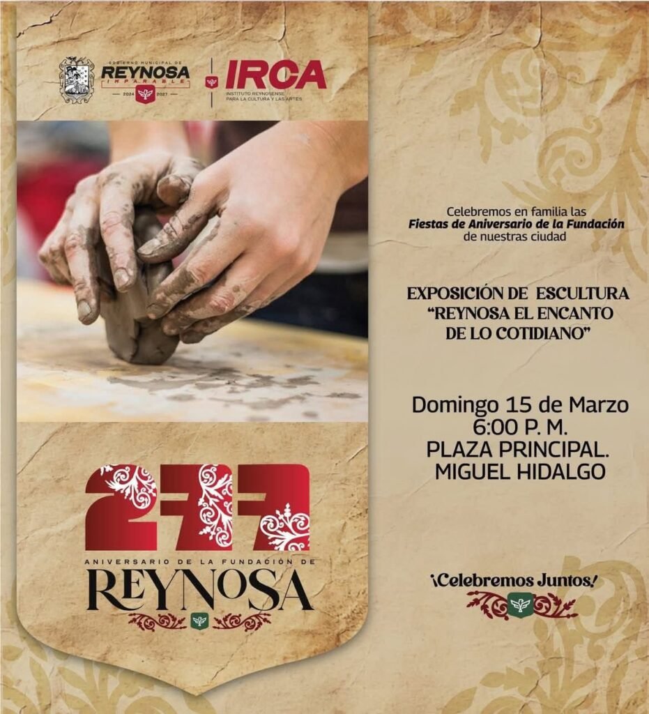 Plazas Miguel Hidalgo y Treviño Zapata, Foros de Arte y Cultura en el 277 Aniversario de la Fundación de Reynosa