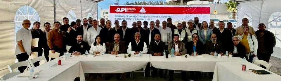 Buscan CANACO , Organismos Empresariales y Gobierno convertir al Puerto de Matamoros en la nueva frontera marítima y logística de México