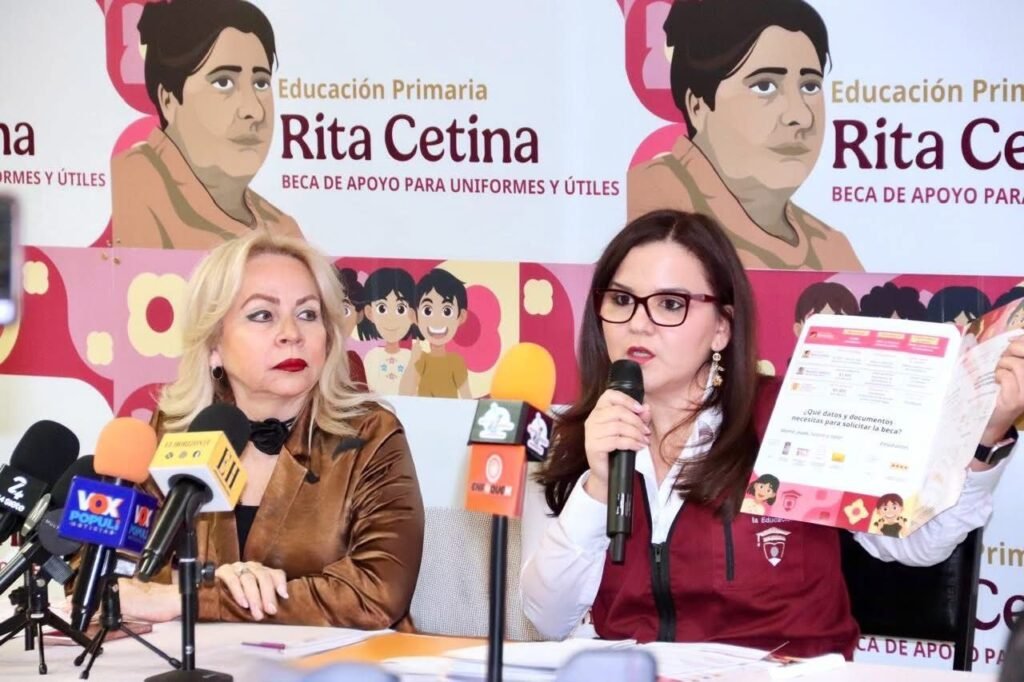 Garantizan acceso universal a la Beca Rita Cetina con módulos de inscripción en escuelas de Tamaulipas