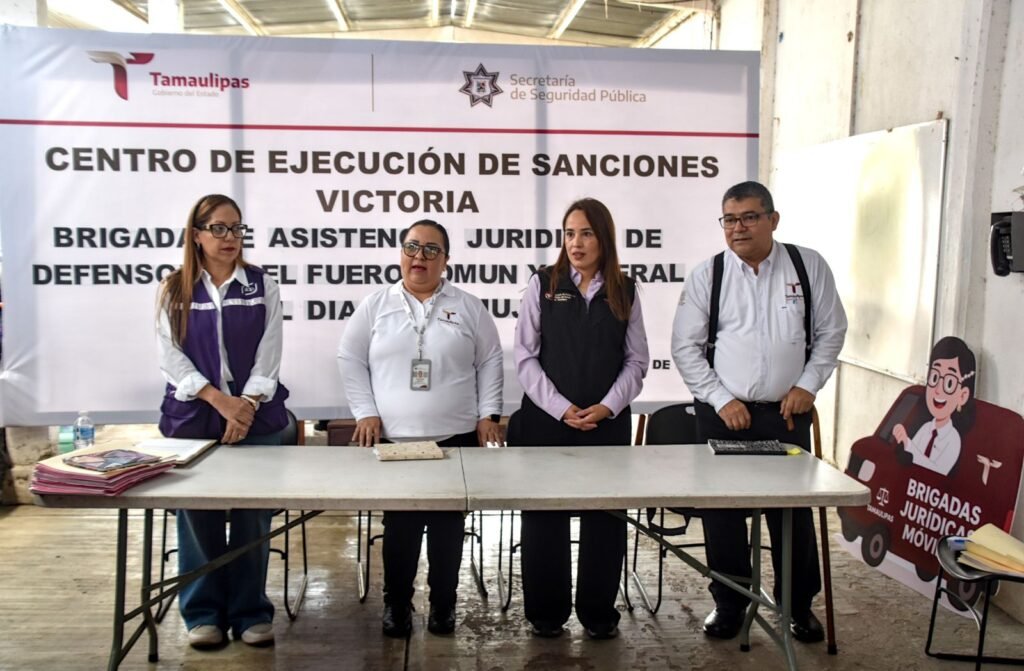 Realiza IDPET brigada jurídica y de salud para mujeres privadas de la libertad en el CEDES Victoria
