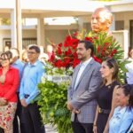 Conmemoró Alcalde Carlos Peña Ortiz 220 años del Natalicio de Benito Juárez con autoridades civiles y militares