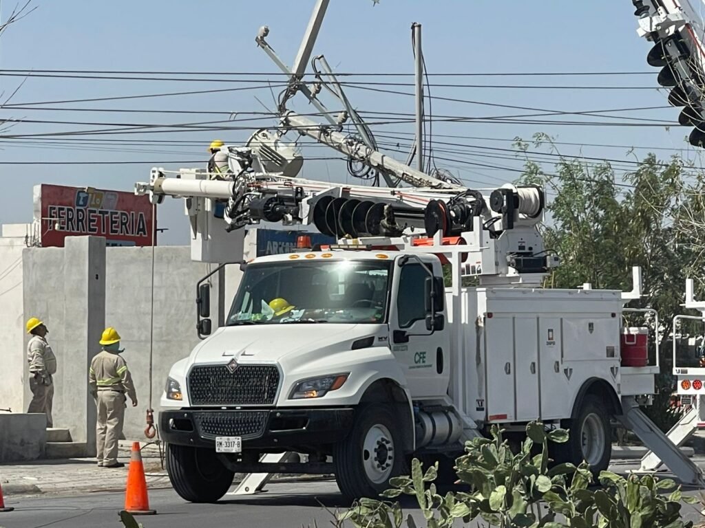 Dañaron vientos intensos red eléctrica en Reynosa sin registrarse lesionados