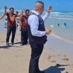 “Limpian” la playa de malas vibras