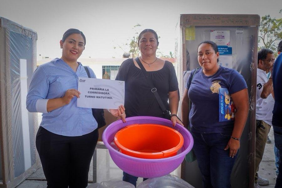 Equipa DIF Tamaulipas desayunadores escolares y comedores comunitarios del estado