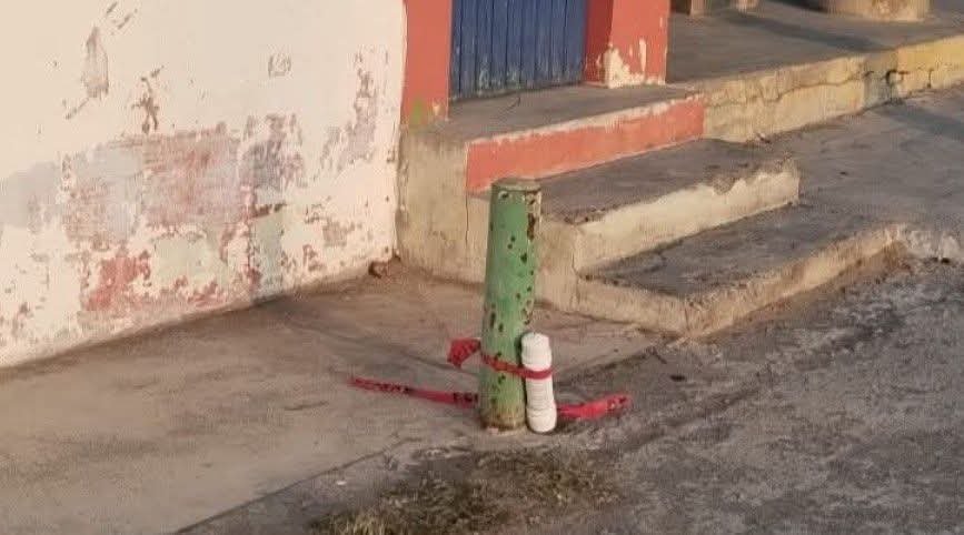 Localizan supuesto artefacto explosivo