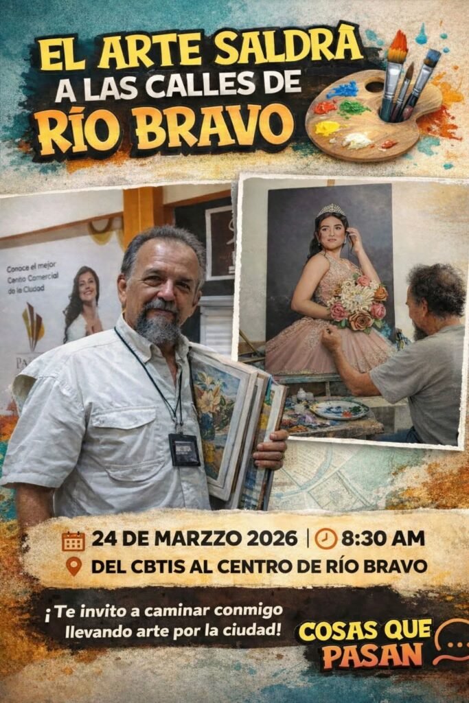 El arte recorrerá las calles de Río Bravo con iniciativa ciudadana