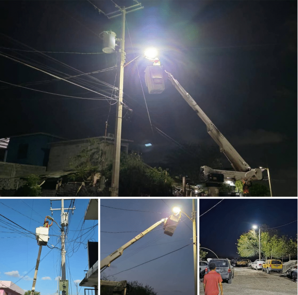 Mejora Gobierno de Carlos Peña Ortiz iluminación en colonias de Reynosa