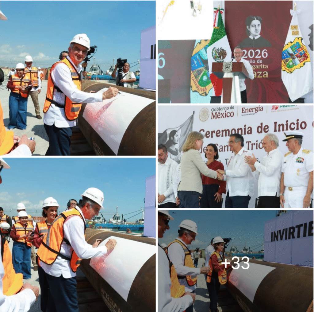 El futuro de Pemex está en Tamaulipas: arranca Campo Trión en Altamira