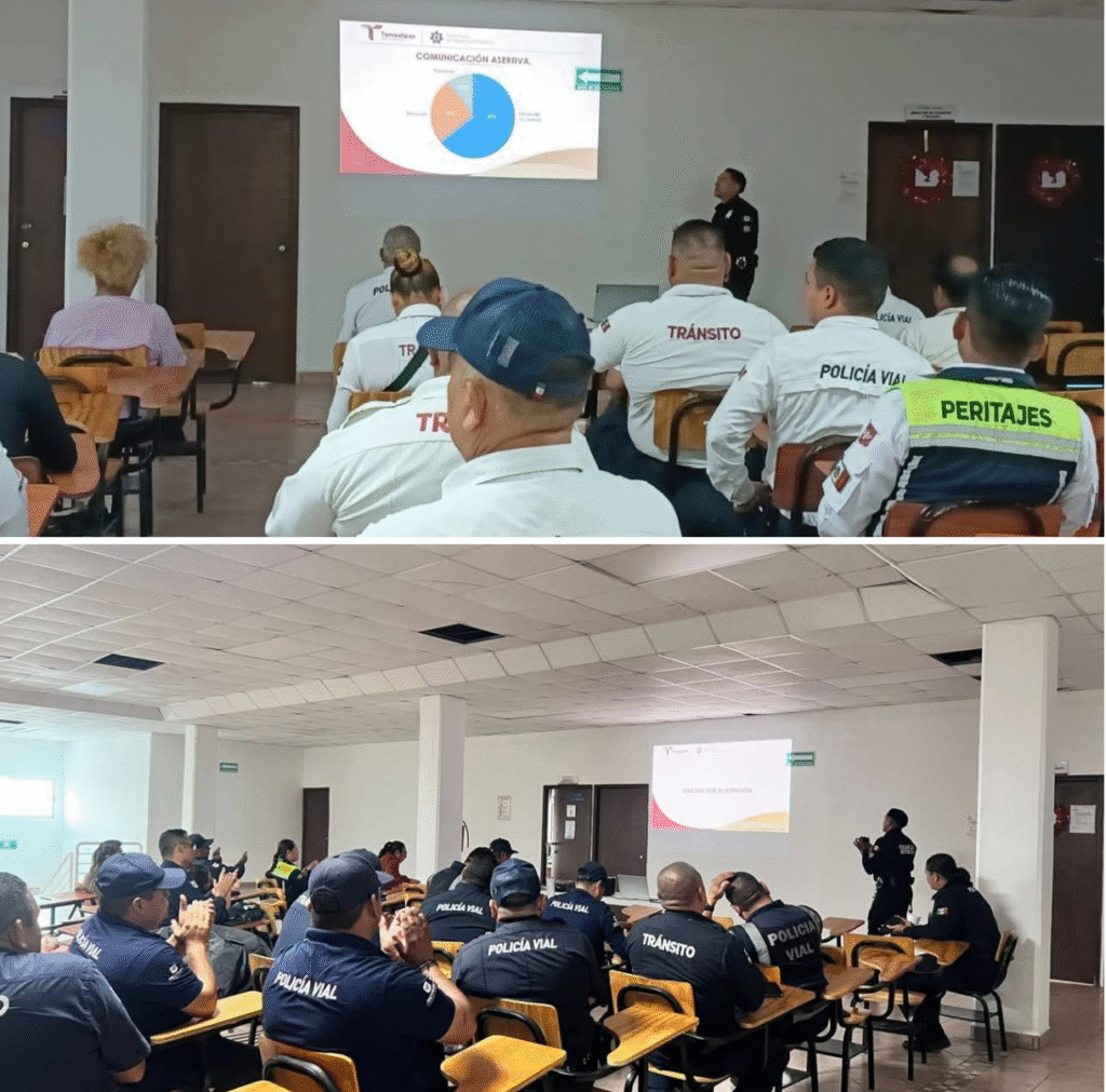 Policía Vial de SSPTyV de Reynosa capacitada en “Mediación de Conflictos”