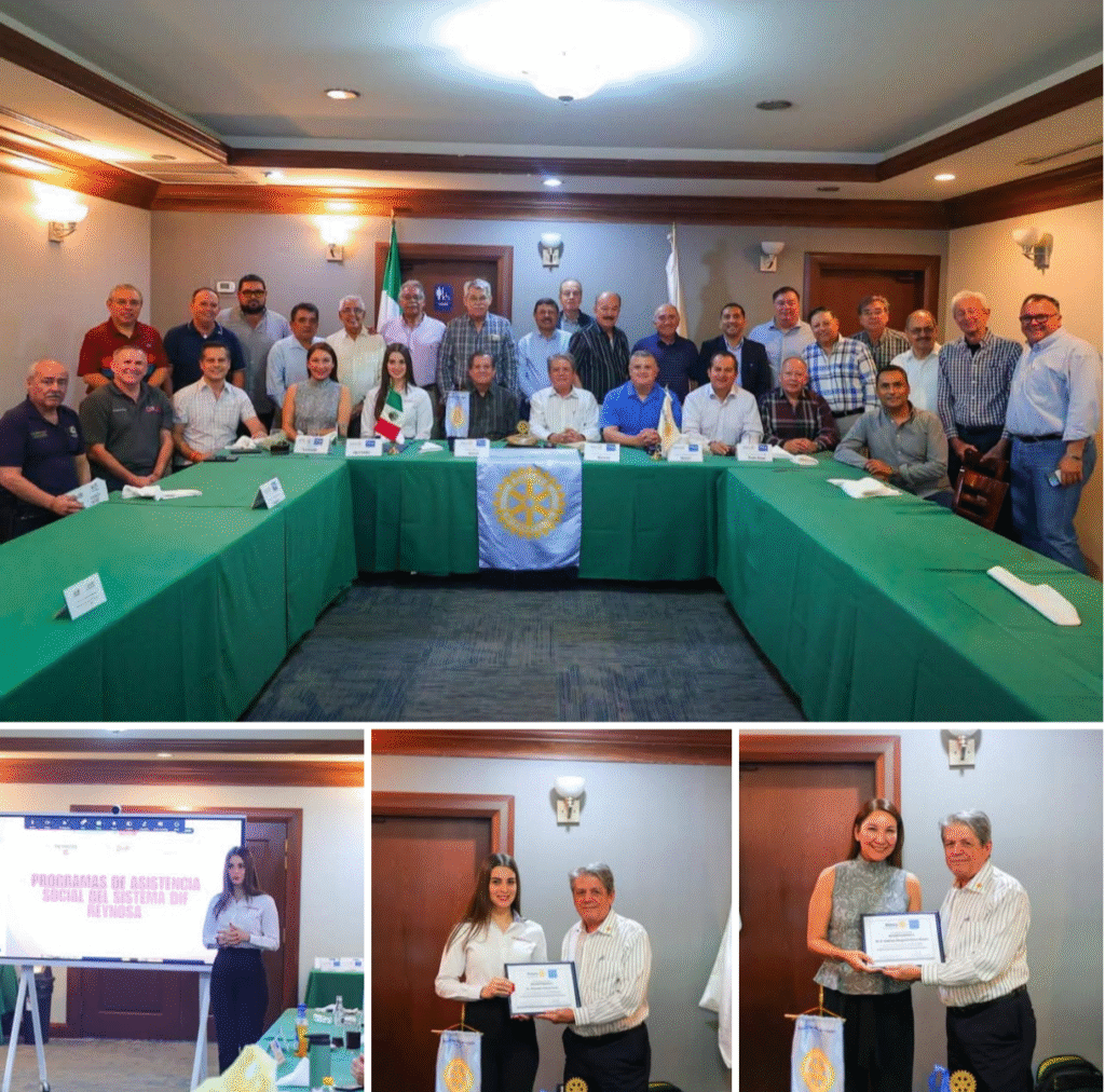 Fortalece DIF-Reynosa lazos de colaboración con el Club Rotario Reynosa