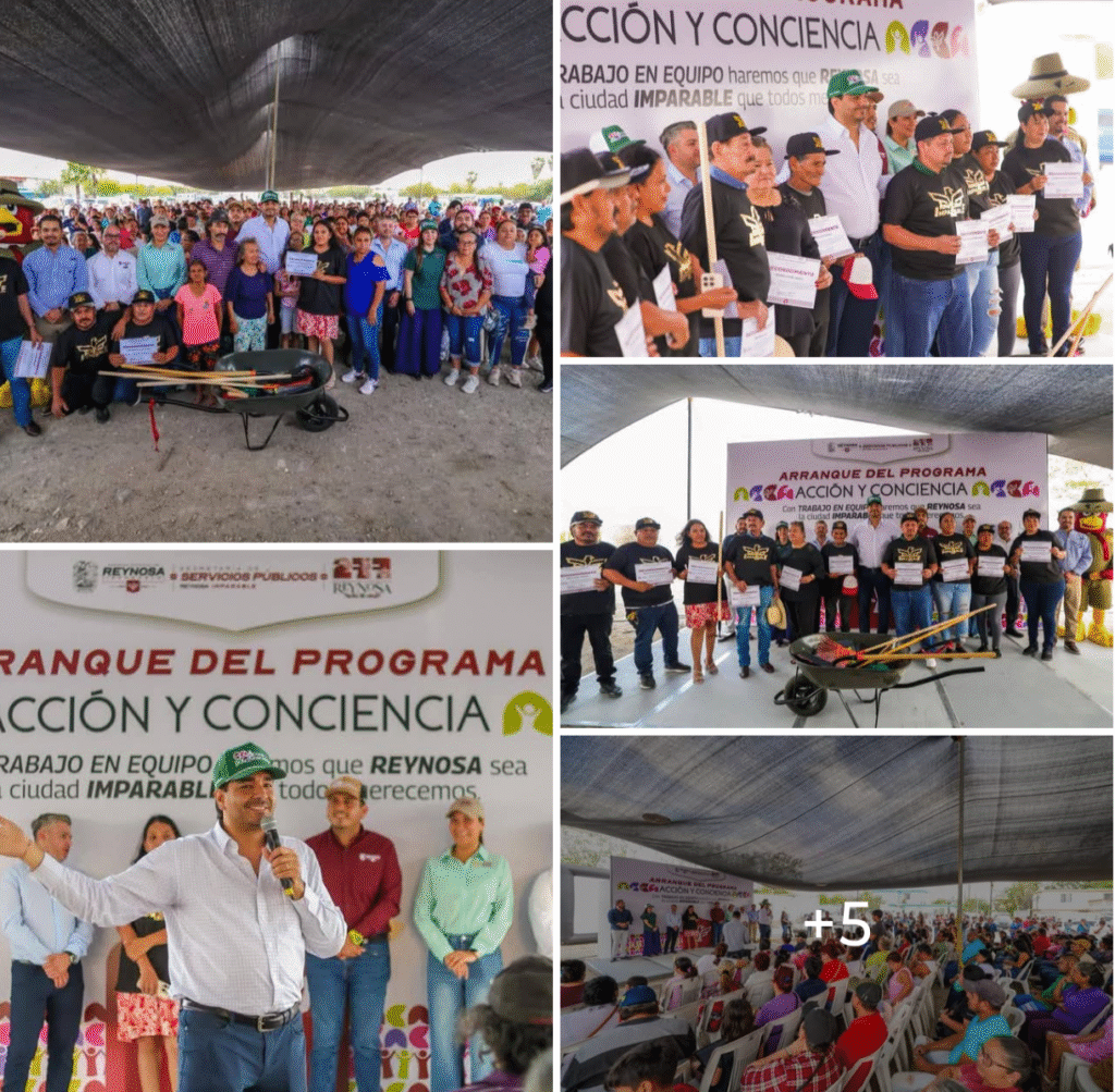 Avanza Reynosa con el Alcalde Carlos Peña Ortiz y el programa “Acción y Conciencia”