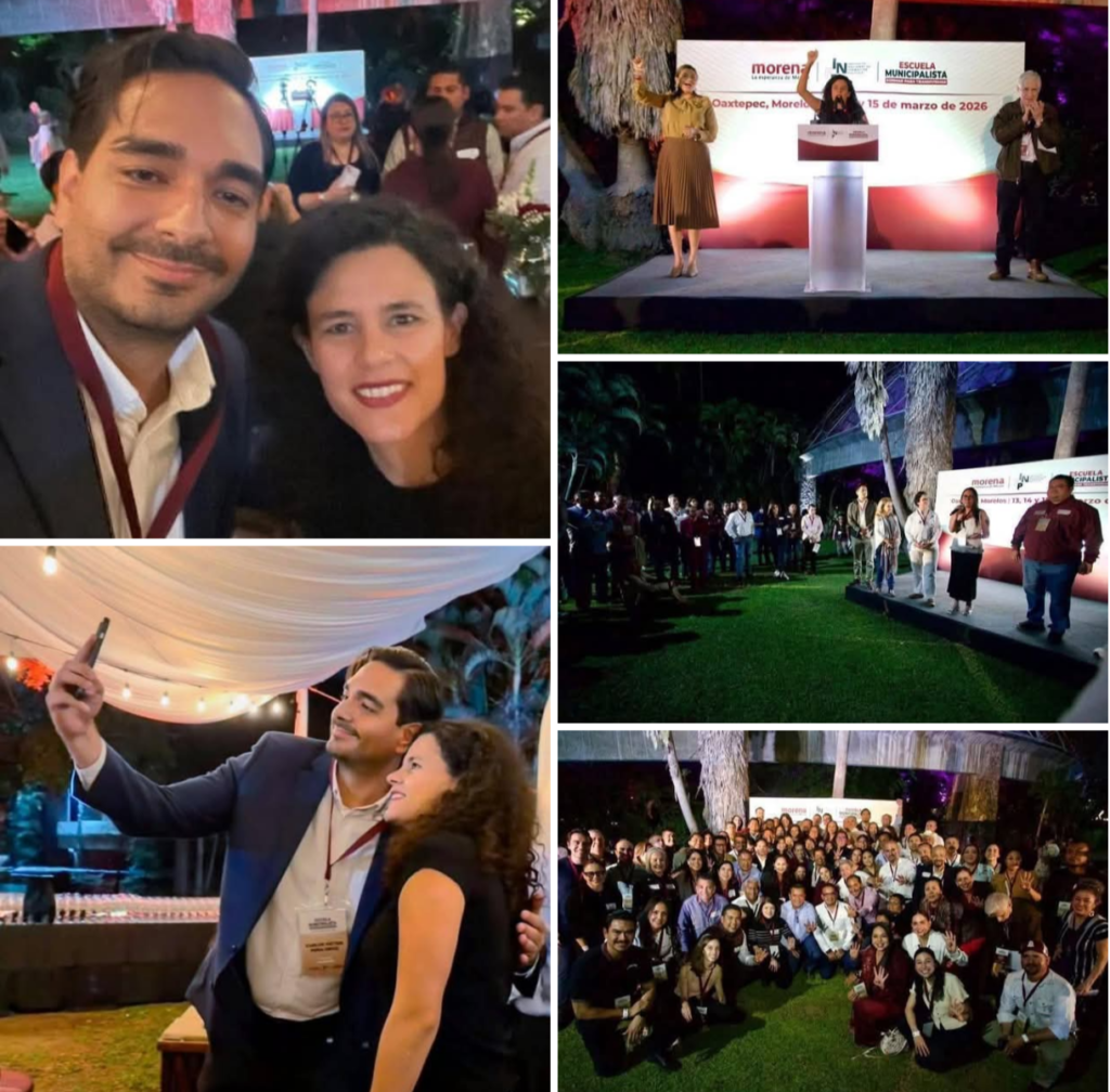 Carlos Peña Ortiz compartió experiencias de gobierno con 100 alcaldes de Morena en encuentro nacional municipalista