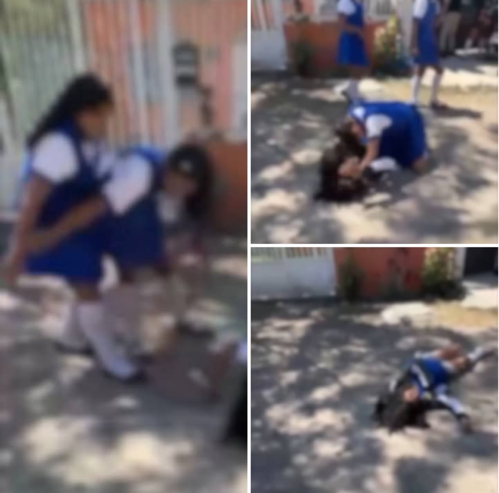 Violenta pelea entre alumnas en secundaria deja una estudiante hospitalizada