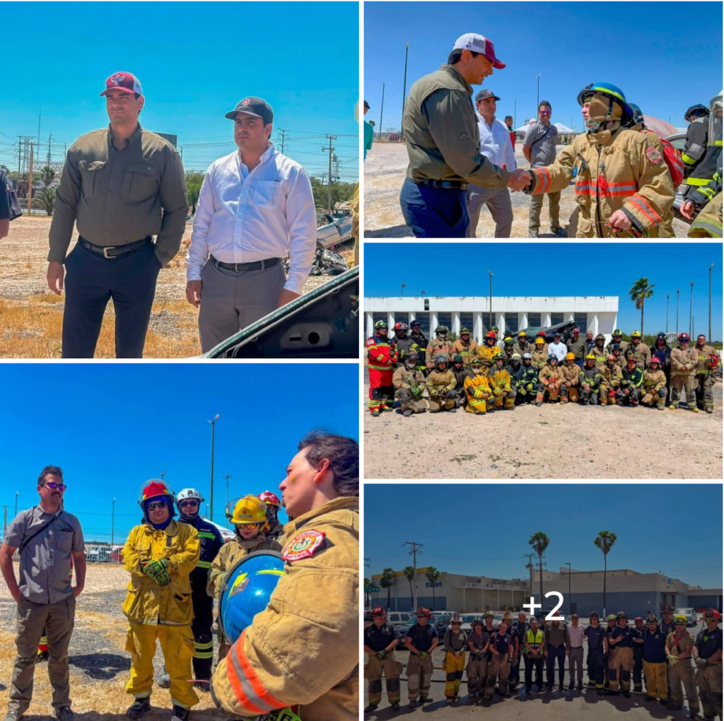 Acompañó Alcalde Carlos Peña Ortiz en Cursos de Capacitación a Protección Civil
