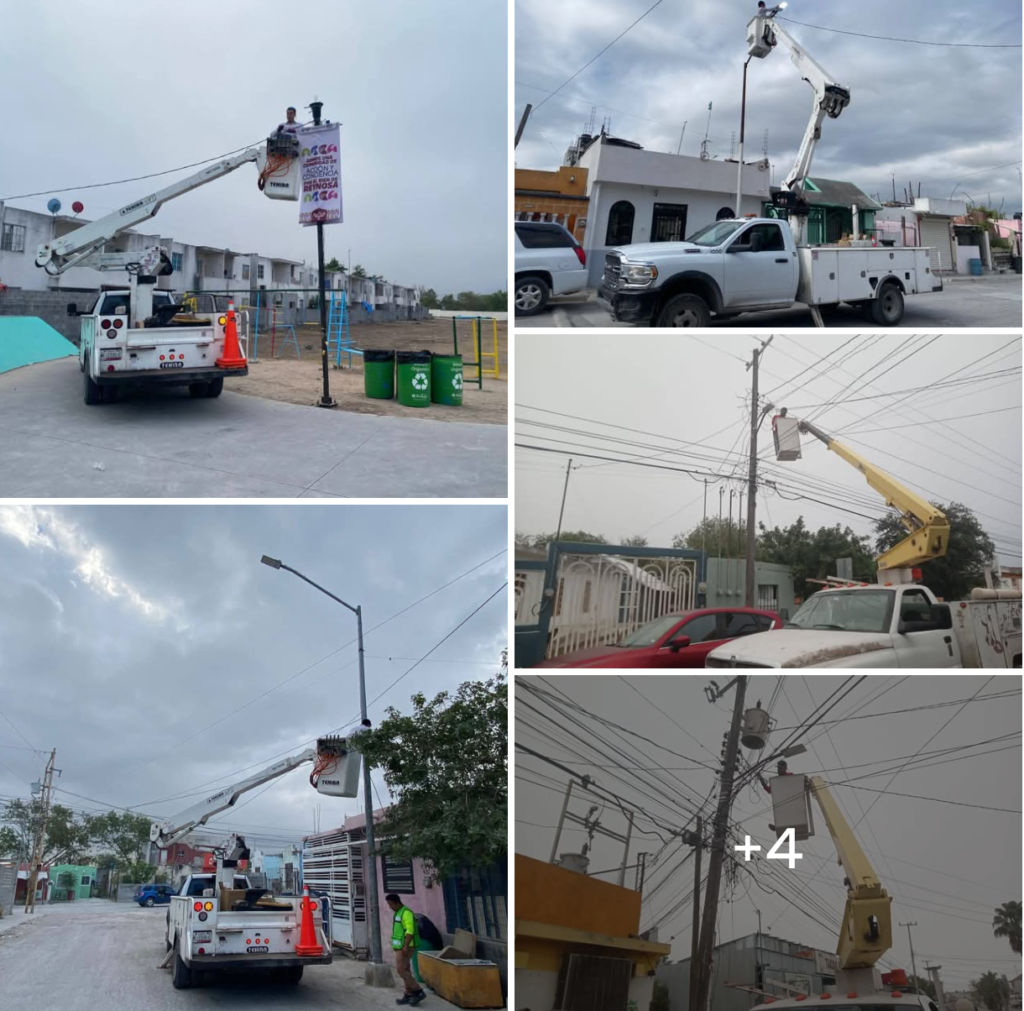 Brilla Reynosa con proframa de mantenimiento del Alumbrado Público