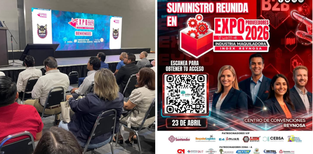 Anuncia INDEX Reynosa Expo Proveedores 2026